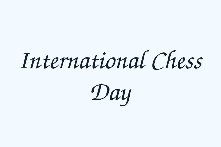 international-chess-day