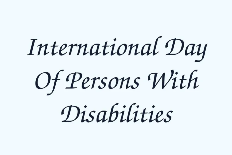 international-day-of-persons-with-disabilities