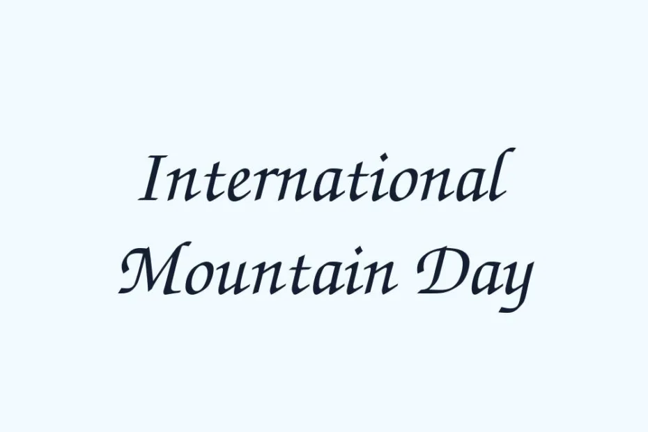 international-mountain-day