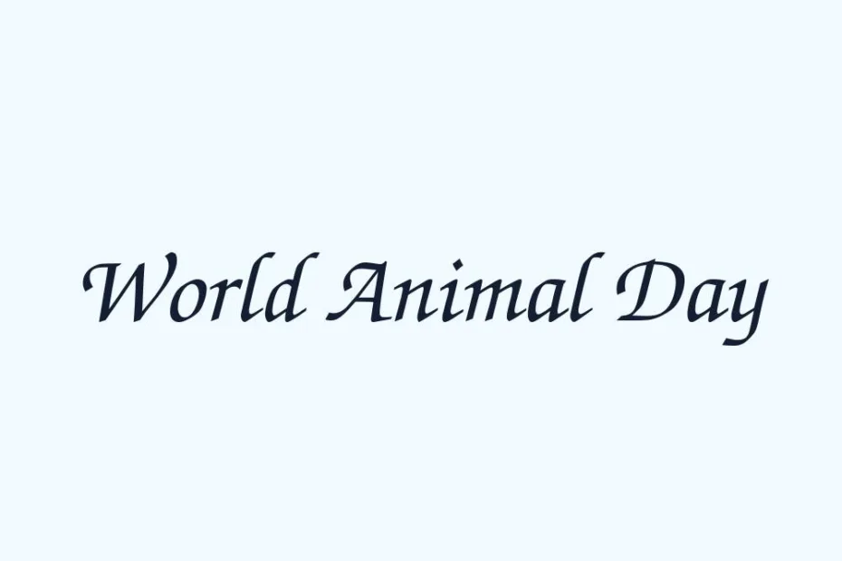 world-animal-day