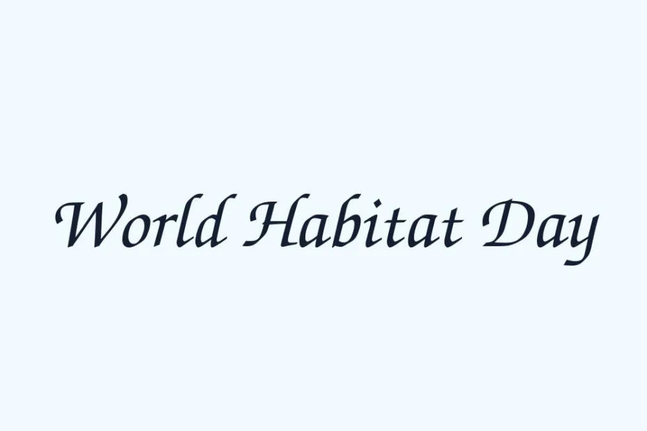 world-habitat-day