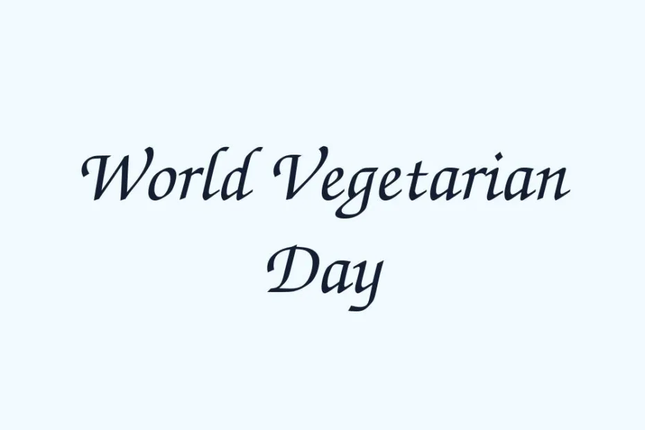 world-vegetarian-day